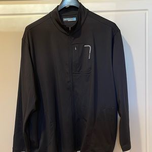 Roundtree/York light weight long sleeve Black jacket Size 3XB like new $49